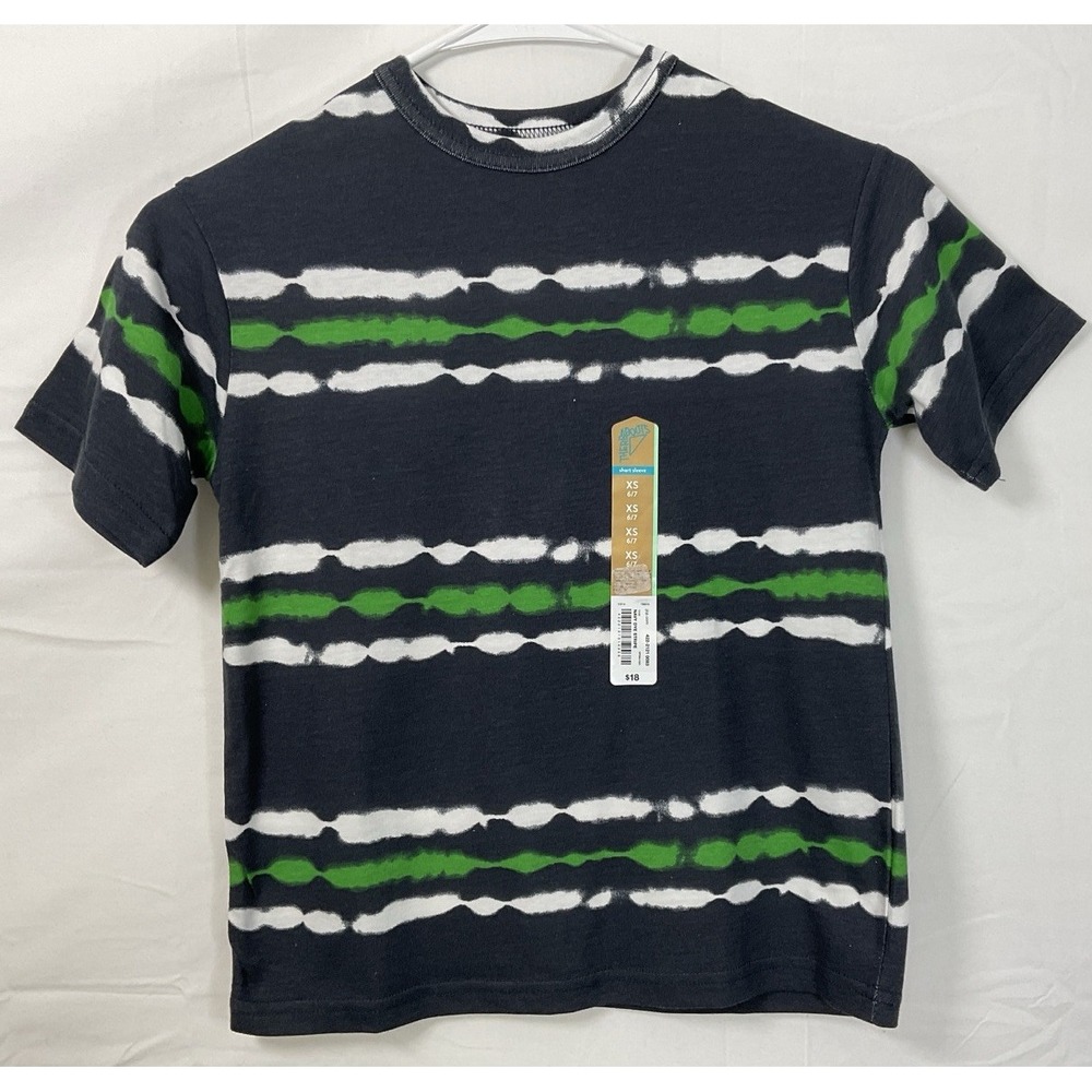 NWT Boy's There Abouts Short Sleeve Crew Neck Navy T-Shirt - Size XS (6 /‎ 7)